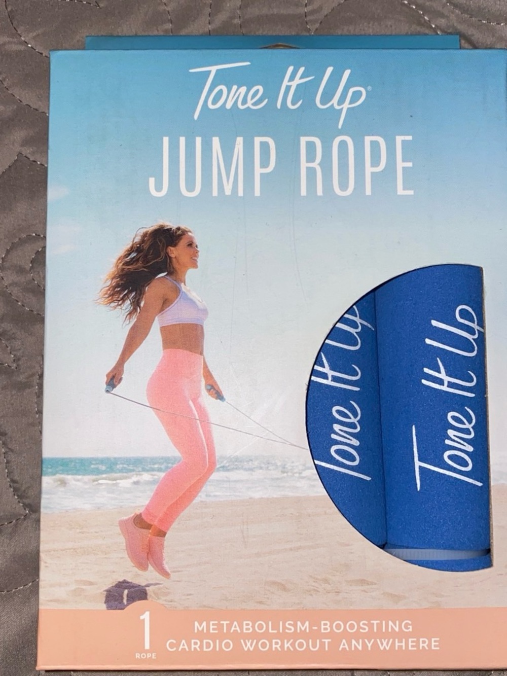 Tone It Up Blue Jump Rope – Fitness Cardio Rope